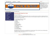 Tablet Screenshot of blueridgepack.com